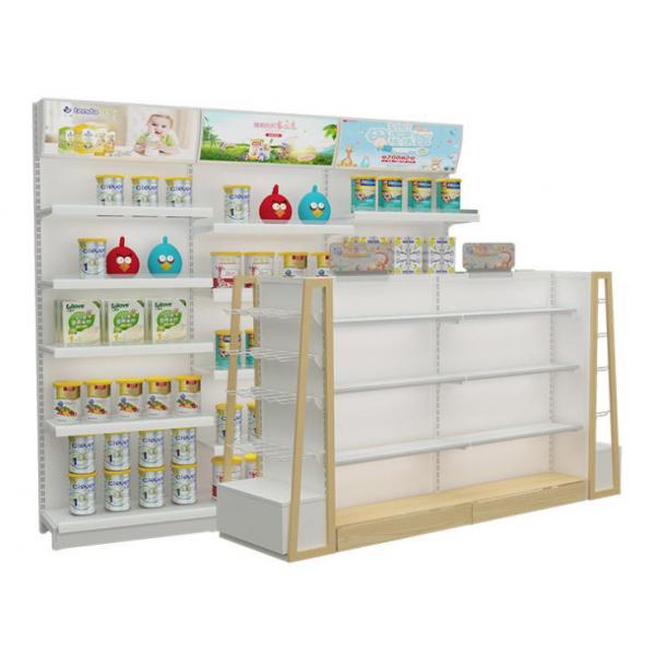 Quality Environmental MDF Supermarket Display Shelving Baby Shop Display Stands for sale