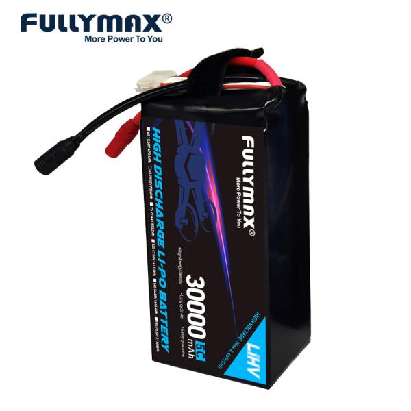 Quality Commercial UAV Drone Battery 6s 30000mAh 23.52V 5C Li Ion Aerial Photography Transport Delivery for sale