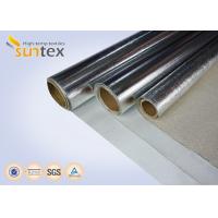 Quality Fire Retardant Aluminized Glass Cloth Thermal Insulating Materials Of The Steam for sale