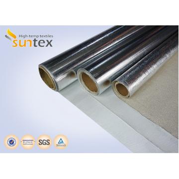 Quality Fire Retardant Aluminized Glass Cloth Thermal Insulating Materials Of The Steam for sale