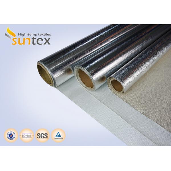 Quality Fire Retardant Aluminized Glass Cloth Thermal Insulating Materials Of The Steam Heating Pipelines & Fire Suits for sale