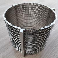 China Filter Rating 27%-80% Wedge Wire Screen With Width 0.5m-2.0m In Stainless Steel factory