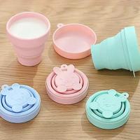Quality Multiscene Silicone Kitchen Product Travel Folding Cup 170ml for sale