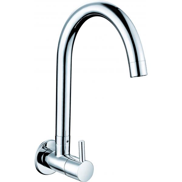 Quality Wall Mounted Kitchen Mixer Faucet Monobloc Single Handle Lever for sale