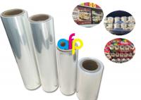 China 25 Mic / 90 Gauge Plastic Heat Shrink Wrap Film , Highly Clear Shrink Packaging Film factory