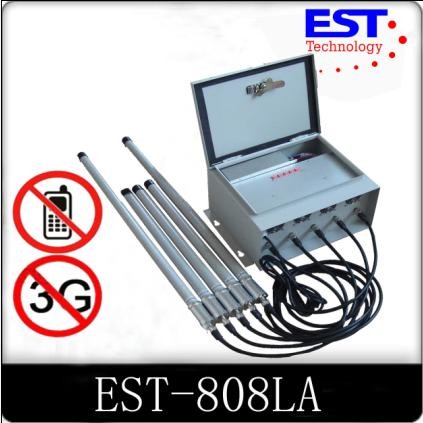 Quality 75W Waterproof High Power Jammer , 2G / 3G Mobile Phone Prison Jammer for sale