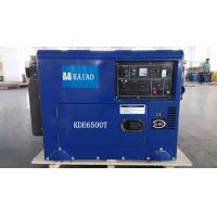 China 5W Air Cooled Silent Diesel Generator Unit AC Single Phase , 158Kg Weight for sale