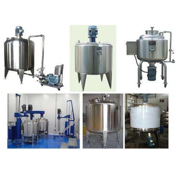 Quality Shampoo Stainless Steel Fermentation Tanks / High Shear Emulsifying Tank for sale