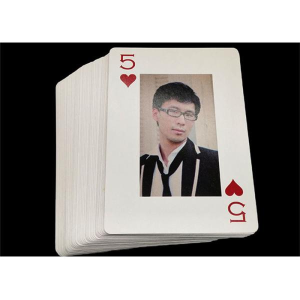 Quality Glossy Varnishing Custom Made Playing Cards Personalized Playing Cards Cello Wrapped for sale