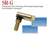 China Hardened Steel Housing Stainless Steel Ball Joint SR - G Series With Rubber Grommet factory