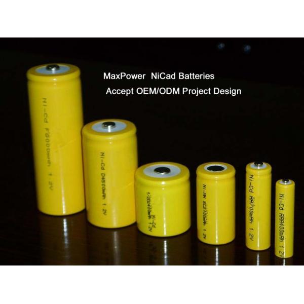 Quality Customized NiCd Rechargeable Batteries for sale