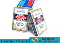 China Customized 150g / Pcs Casino Playing Cards With Anti - Fade Clear Printing factory