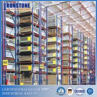 China Compact Very Narrow Aisle Pallet Racking System For Warehouse Storage Solution factory