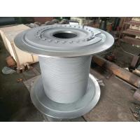 China Steel Rope Cable Winch Drum Variable Speed Capability For Heavy Duty Applications factory