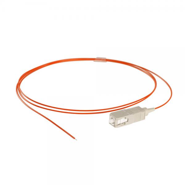 Quality Fiber Optic Pigtail SC Fiber Pigtail Multimode OM1 PVC for sale