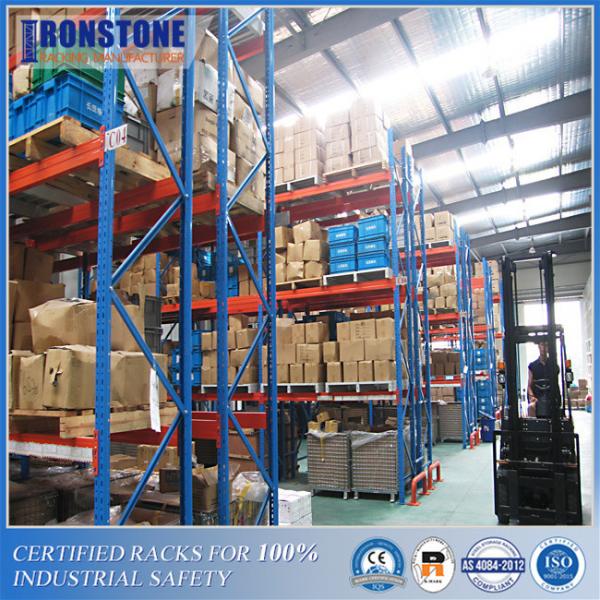 Quality RMI/AS4084 Certified Industrial Selective Pallet Rack For Warehouse Storage for sale