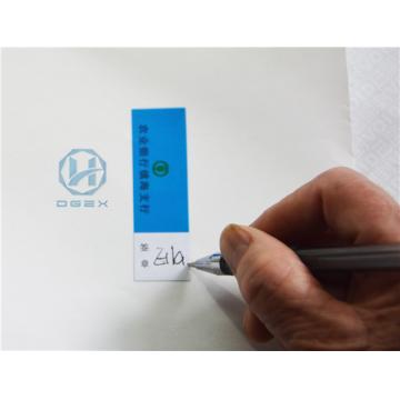 Quality Signature Bank Checking Non Residue Security Labels With White Writing Paper for sale