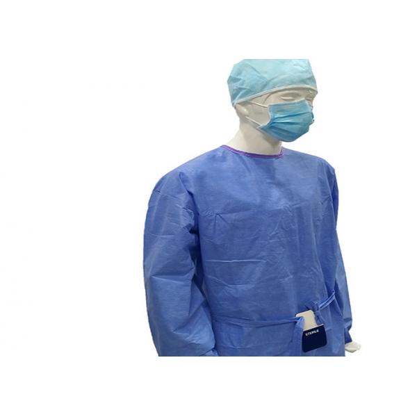 Quality Lightweight Disposable Medical Clothing / Hospital Patient Gowns Infection Control for sale