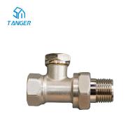 Quality Trv Straight Nickel Plated Towel Rail Valves Towel Through 1/2" for sale