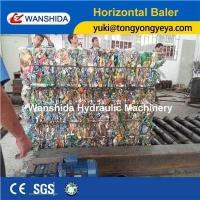 China 25 Tons Horizontal Baler Machine 1200kgs PET Bottles Baler CE Standard factory