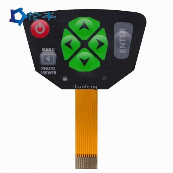 Quality Glossy Pet Industrial Membrane Switch Flex Tail For Control System for sale