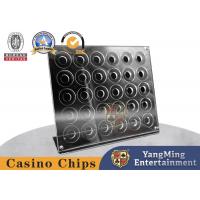 China 5 Rows Shelf Challenge Coin Display Stand Poker Chip Rack Holder factory
