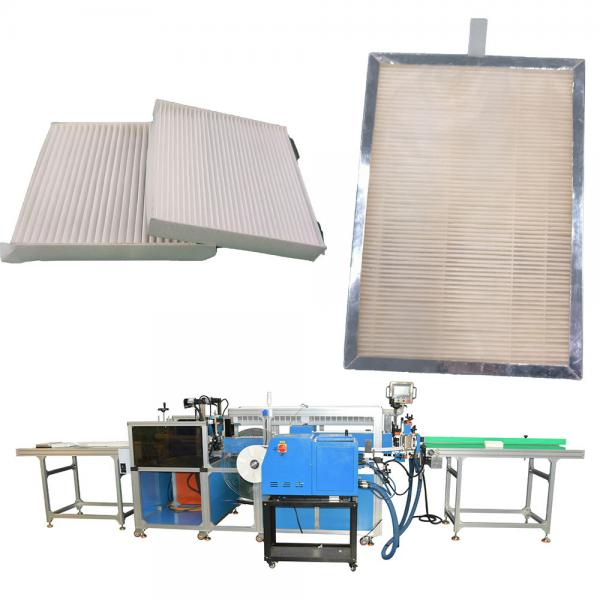 Quality Home Purifier Air Filter Making Machine 60~100mm/S Efficiency for sale