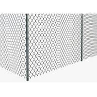 China Diamond Wire Mesh Portable 1.0mm Chain Link Galvanized Fence 0.5m Height for sale