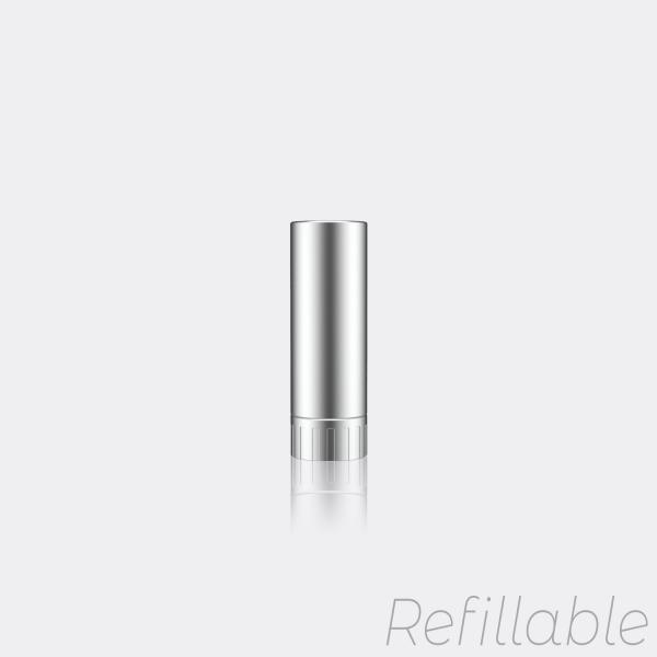 Quality 100% Aluminum 19.8mm Diameter Empty Lipstick Tubes GL111 Refillable Inner Tube for sale