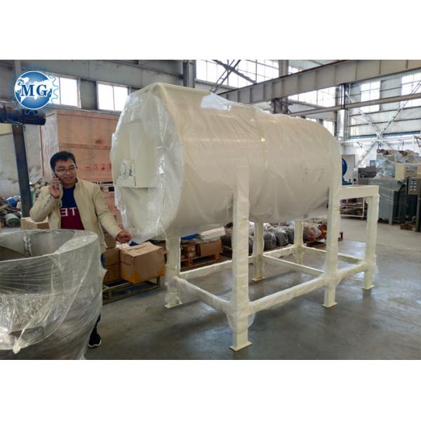 Quality Carbon Steel Cement Mixer Machine Small Spiral Ribbon Mixer Customized Color for sale