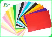 China 180g 220g Uncoated Colorful Handcraft Paper For Children DIY Good Toughness factory