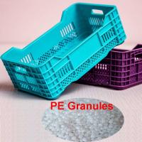 China Plastic Crates HDPE Granules Raw Material HDPE Polymer Granules SGS factory