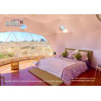 China Geodesic Dome Glamping Tent For Resort Event Camping Site factory