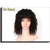 China 4# No Shedding Human Hair Full Lace Wig , Virgin Indian Human Hair Wig factory