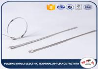 China Self - locking stainless steel wire ties all size metal zip ties factory