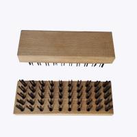China Rust Removal Wooden Wire Brush Customize Accepted factory