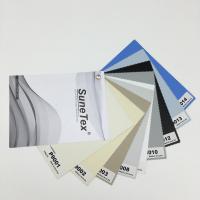 China Double Face Color Glue 310GSM Fabric Blackout Blind Material Grade 8 factory