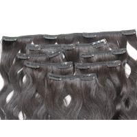 Quality Comb Easily Clip In Natural Hair Extensions , 8A Blonde Clip In Hair Extensions for sale