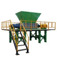 China 3300KG Weight Double Shaft Shredder For Plastic Recycling Video Inspection Provided factory