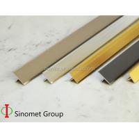 Quality T Shape Aluminum Tile Trim Floor Trim Transition Strip For Decoration for sale