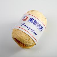 China colorful hand knitting Raffia yarn Crochet Ribbon Yarn for handmade bags factory
