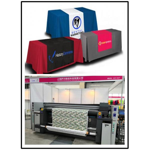 Quality Table Cover Digital Fabric Printing Machine With Three Epson 4720 Print Heads for sale