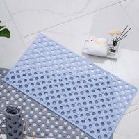 China Silicon Bathtub Mats With Drain Holes And Suction Cups for sale