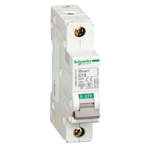 Quality 6kA Electric Circuit Breaker , 2 Pole Circuit Breaker 1~63A 1P 3P 4P 1P+N for sale