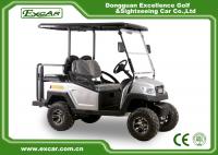 China Silver EXCAR 48 Voltage 275A Electric Golf Car 4 Wheel Electric Golf Cart factory