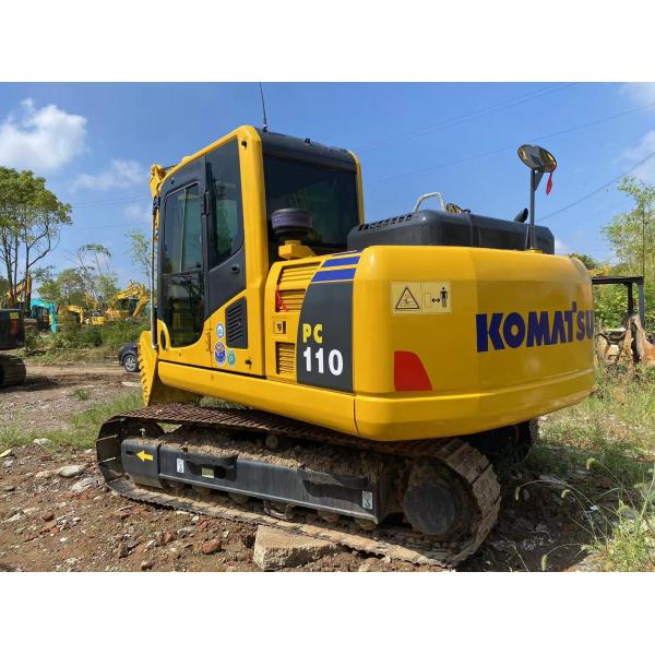 Quality Komatsu PC110 Used Excavator Equipment Used Hydraulic Excavators With 0.48m3 Bucket for sale