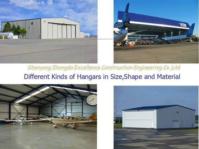 prefabricated metal airplane hangar