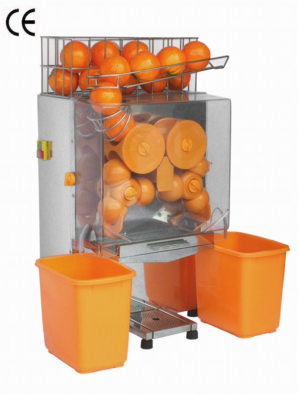 China Stainless Steel Food Processing Machinery Orange Juicer Machine With Cabinet factory