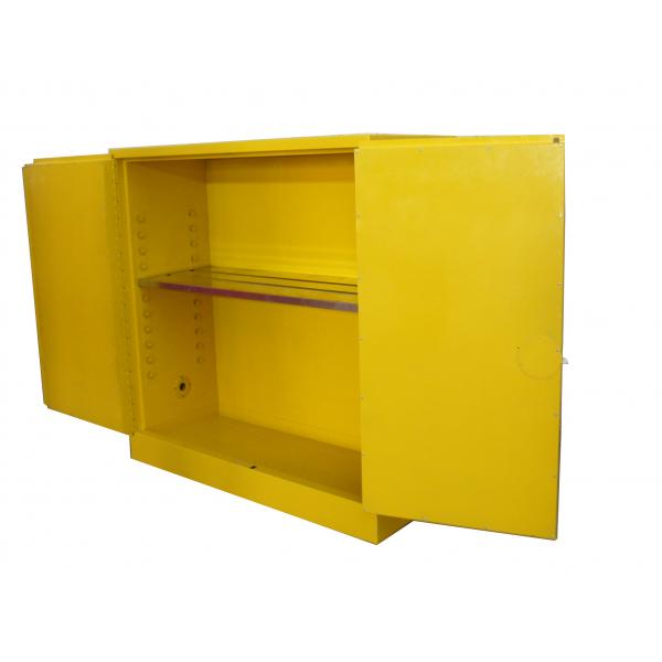 Quality Lab Safety Flammable Liquid Storage Cabinet With Paddle Lock , Hazardous Storage for sale