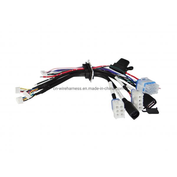 Quality 12pin Electrical Wiring Harness Cable Connector Assembly SGS Certificate for sale